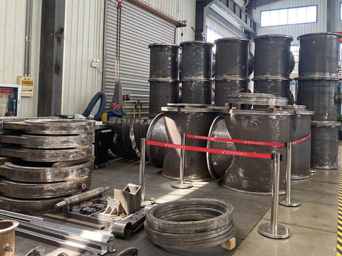 Vacuum furnace factory spare parts storage workshop