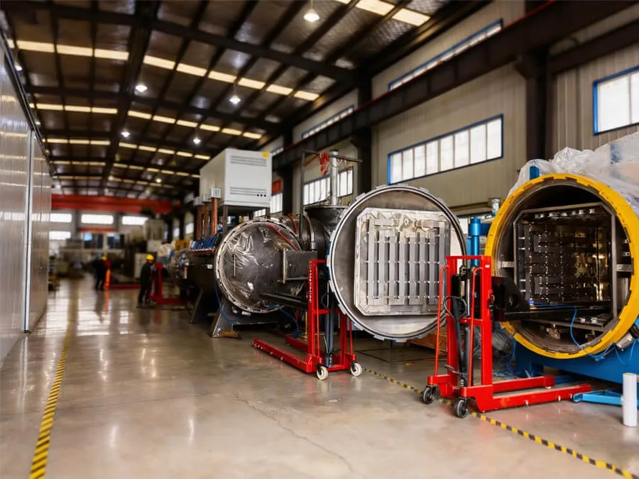 Vacuum furnaces in the SYNHTE production workshop