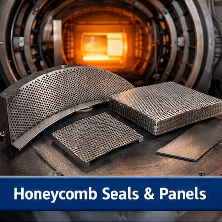 Vacuum Furnace Aerospace Applications: Honeycomb Seals & Panels