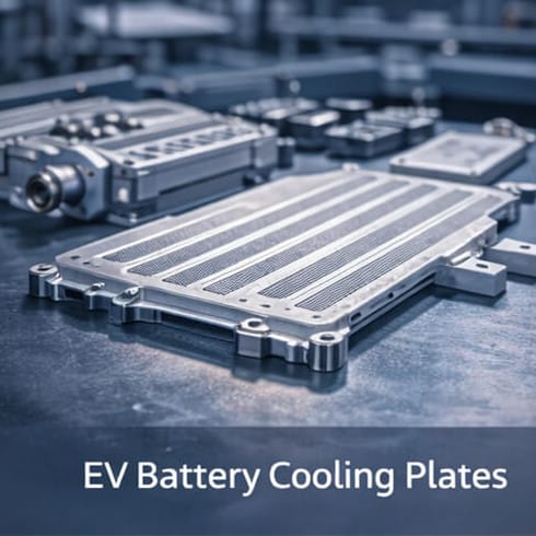Vacuum Furnace Automotive Manufacturing Applications: EV Battery Cooling Plates