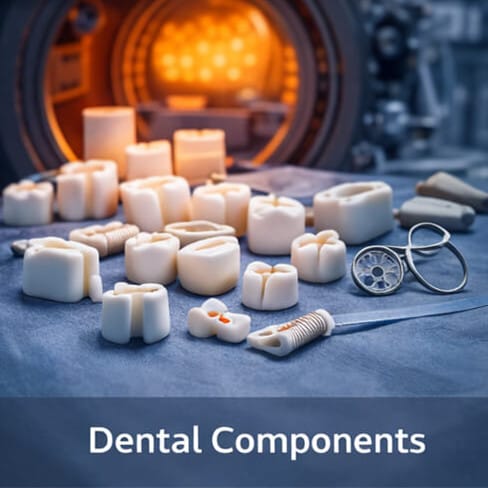 Vacuum Furnace Medical Devices Applications: Dental Components