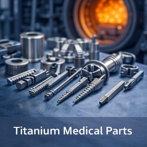 Vacuum Furnace Medical Devices Applications: Titanium Medical Parts
