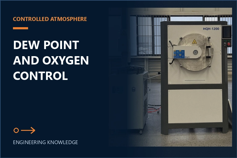 Hydrogen atmosphere tube furnace with an engineering title about dew point and oxygen control