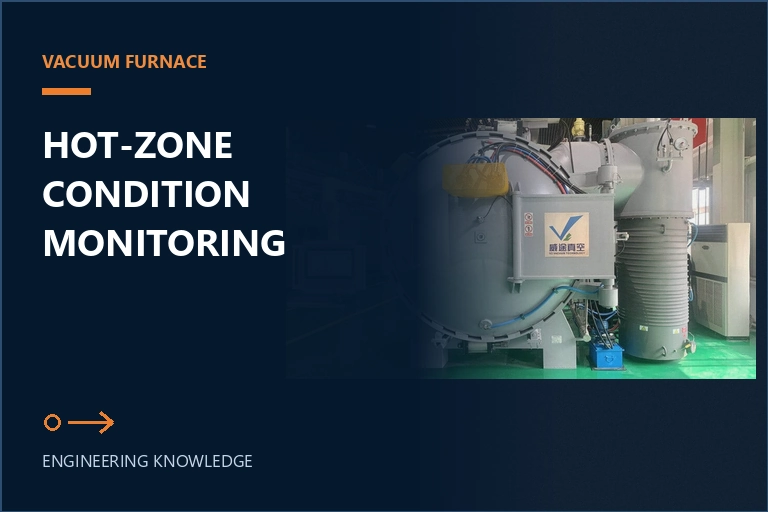 Vacuum heat treatment furnace with an engineering title about hot-zone condition monitoring