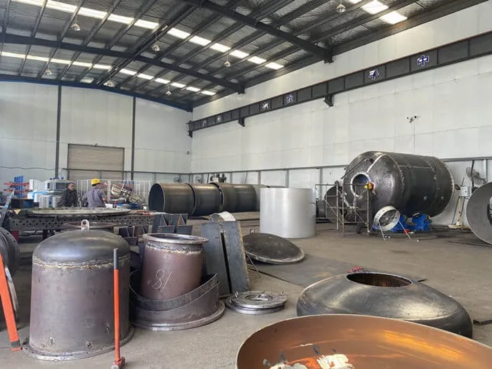 Vacuum furnace component processing workshop